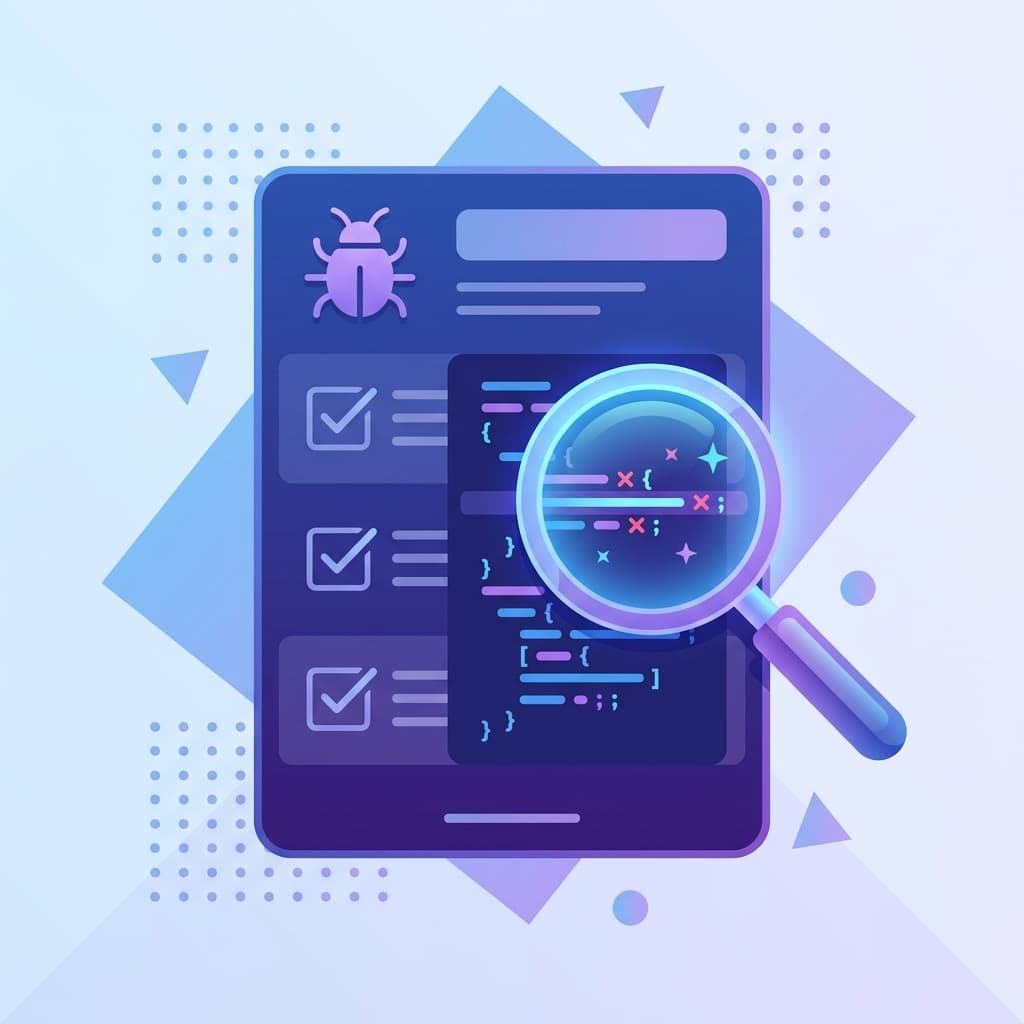 GitHub Issue illustration showing a to-do list and bug report
