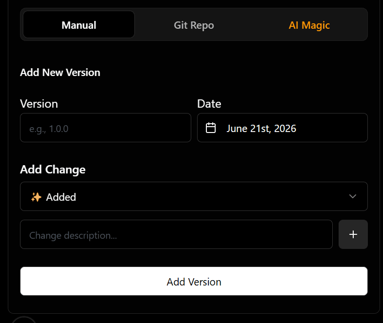 AI Import Tab