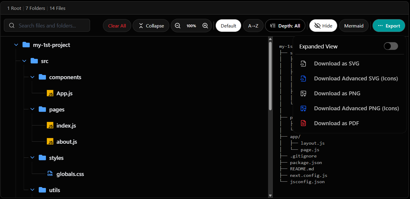 Create Folder Structure Online Preview 2